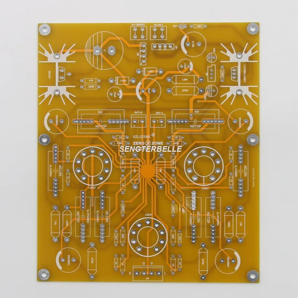 

Hifi 12AX7 Tube Stereo Preamplifier Board Pcb Base On Marantz M7 Preamp Circuit