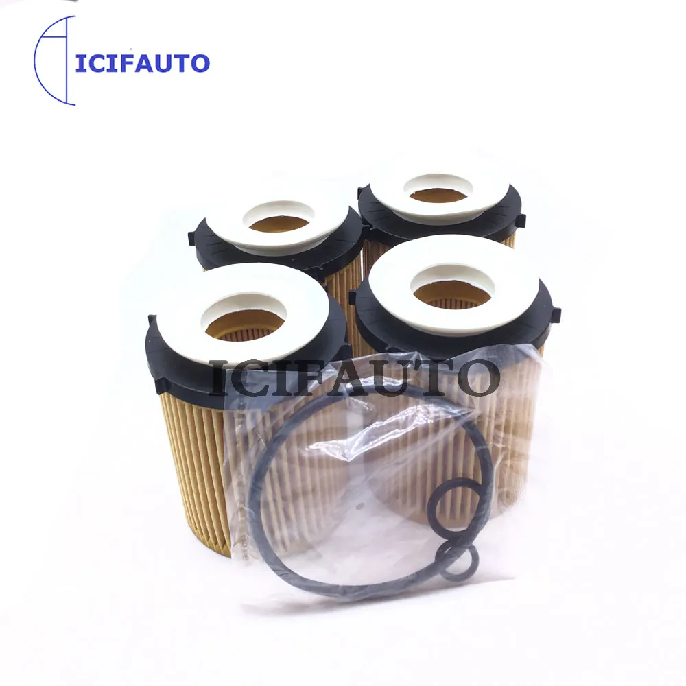 4X Oil filter for MERCEDES-BENZ W176 A160 / B-CLASS W246 W242 B160 GLA180 GLA250 GLC SLC SLK 2701840125 2701800109 HU711/6Z