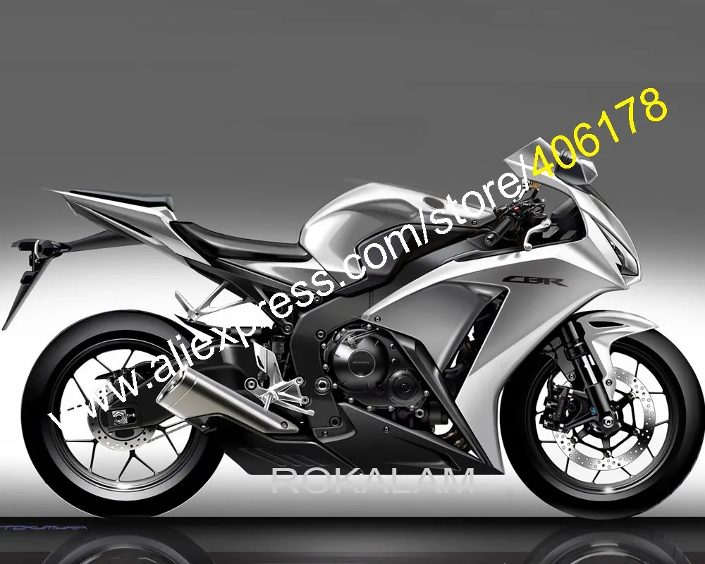 

Комплект обтекателей для Honda CBR1000RR 2012-2016 CBR1000 CBR 1000, серебристо-черный (литье под давлением)