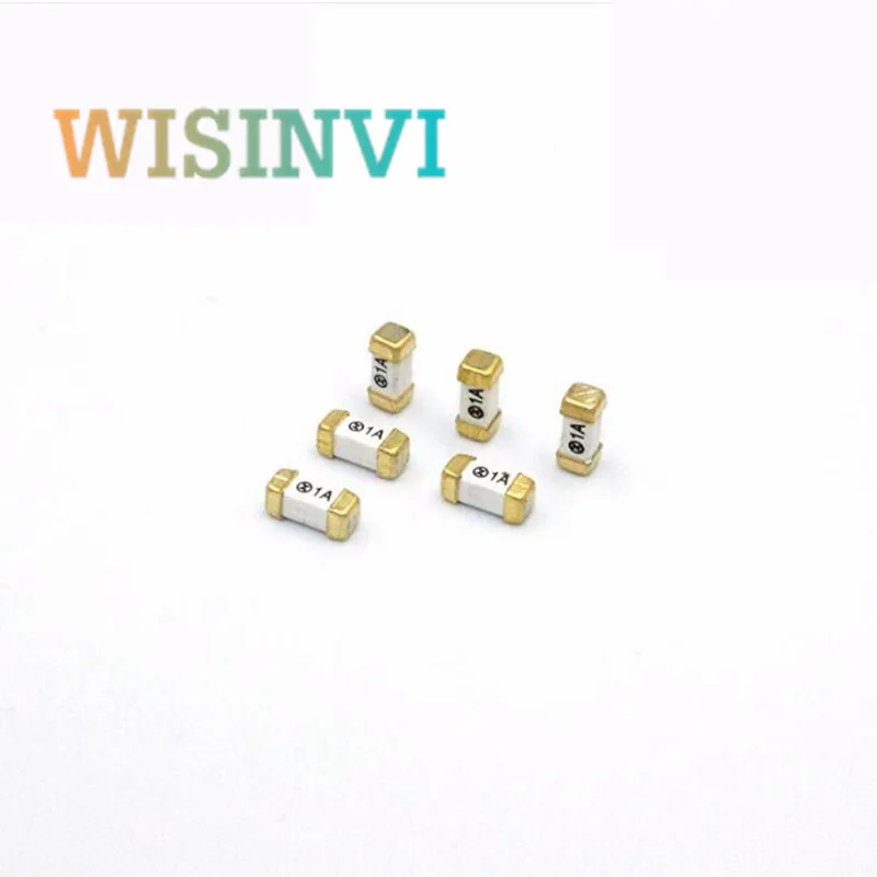 100 PCS 0451 2410 1808 SMD Ceramic Fuse 0.25A/0.5A/0.75A/1A/1.5A/1.6A/2A/3A/3.15A/4A/5A/6.3A/7A/8A/10A/12A/15A/20A Cuboid Fuse