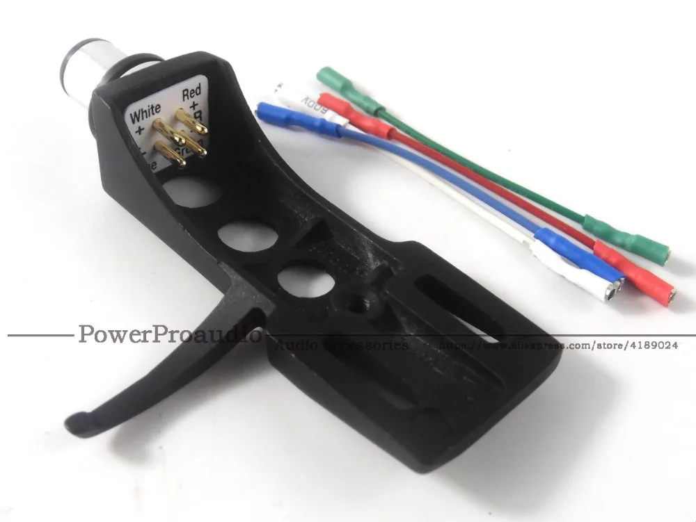 Black LP Turntable Headshell Mount Replacement For SL1200 SL1210 MK2