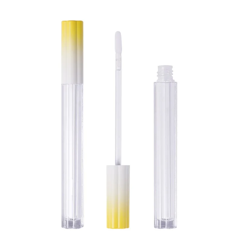 2.5Ml Lip Gloss Tubes Clear Lip Glaze Bottle Plum Blossom Shape Lip Gloss Container Refillable Empty Bottles Lipgloss Packaging