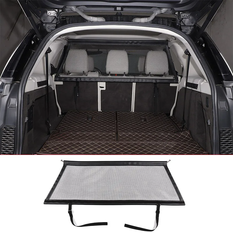 

For Land Rover Discovery 5 LR5 2017-22 Car Modeling Trunk Safety Isolation Protective Netting Pet Fence Netting Car Accessories