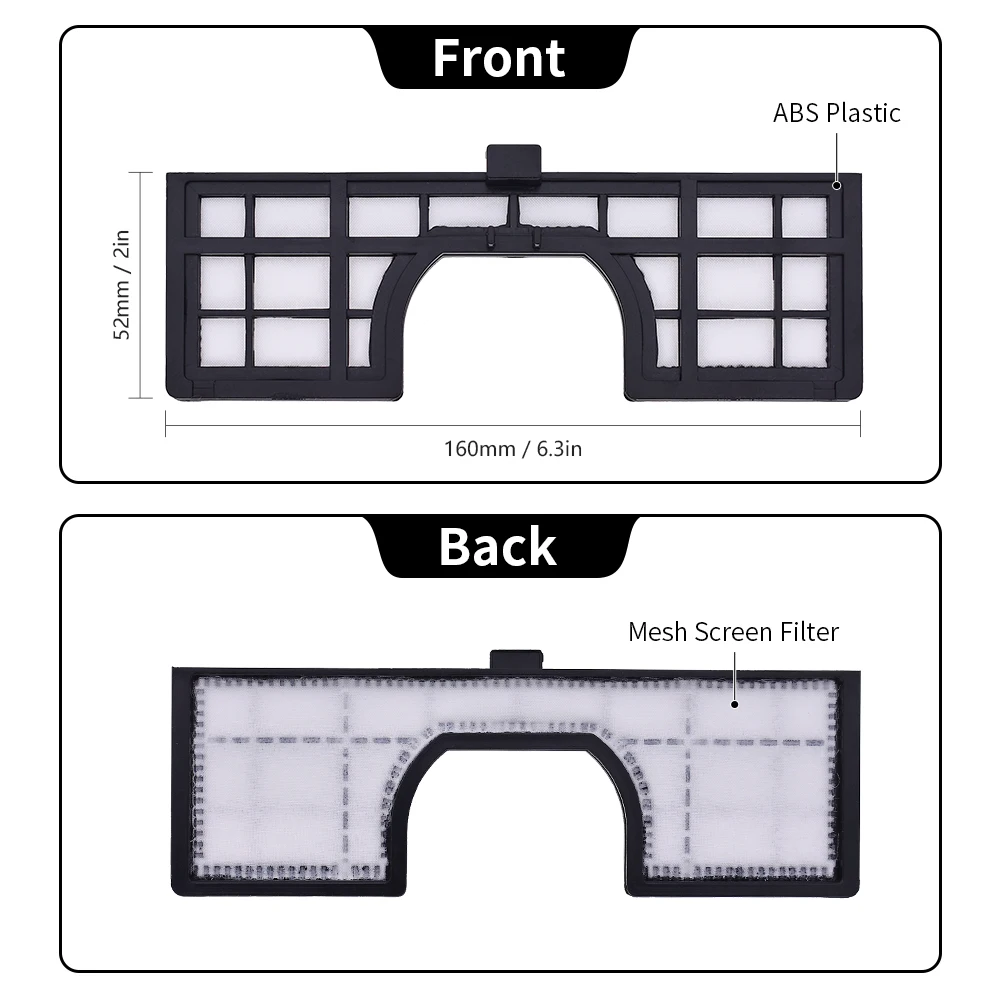 HEPA Filters Compatible with Samsung Navibot SR8751 SR8752 SR8759 SR8845 SR8855 VC-RM72VR Robot Vacuum Cleaner Parts Accessories