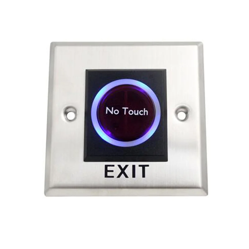 Push to Exit ReleaseTouch Button Switch with LED for Home Office Door Access Control System