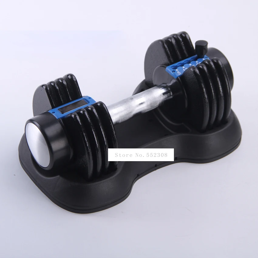 

1PC 25LB Adjustable Dumbbell Fast Weight Adjustable for Men/Women Exercise Equipment Training Arm Muscle Fitness PVC Dumbbell