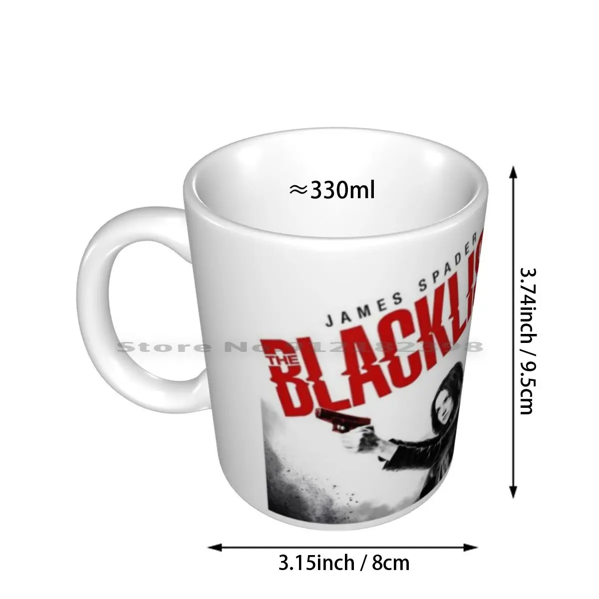 The Blacklist Ceramic Mugs Coffee Cups Milk Tea Mug The Blacklist Raymond Reddington Reddington Elizabeth Lizzie Red And Lizzie