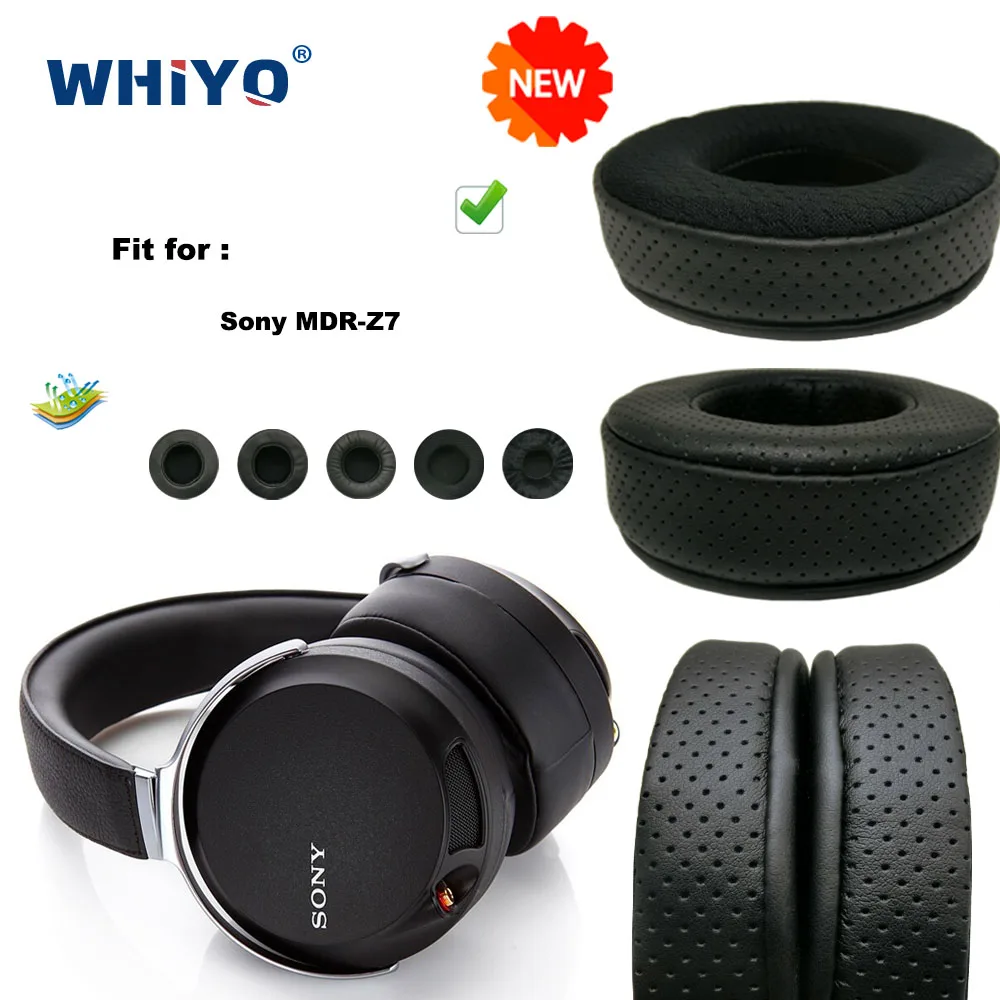 

Новые обновленные Сменные амбушюры для гарнитуры Sony MDR-Z7, кожаные подушки, бархатные наушники