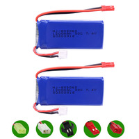 Lipo Battery 7.4V 1200mah For YiZhan Tarantula X6 MJX X101 X102h X1Brushless H16 WLtoys V353 V333 V323 V666 V262 RC drone Parts