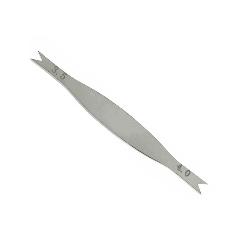 Kleszcze do mocowania powiek Braunstein 3.5-4.0, tytanowo-stalowe, chirurgiczne, do użytku medycznego