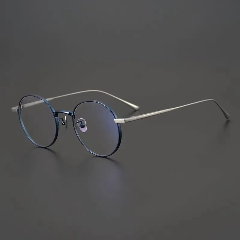 

Japanese Handmade Glasses Frame Men Retro Round Eyeglass Optical Women Titanium Prescription Lens Myopia Eyewear Oculos De Grau