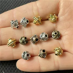 2 Models 20pcs 8mm Lrregular Spaced Beads DIY Handmade Necklace Bracelet Connector Wholesale Jewelry Amulet Accessories Supplies