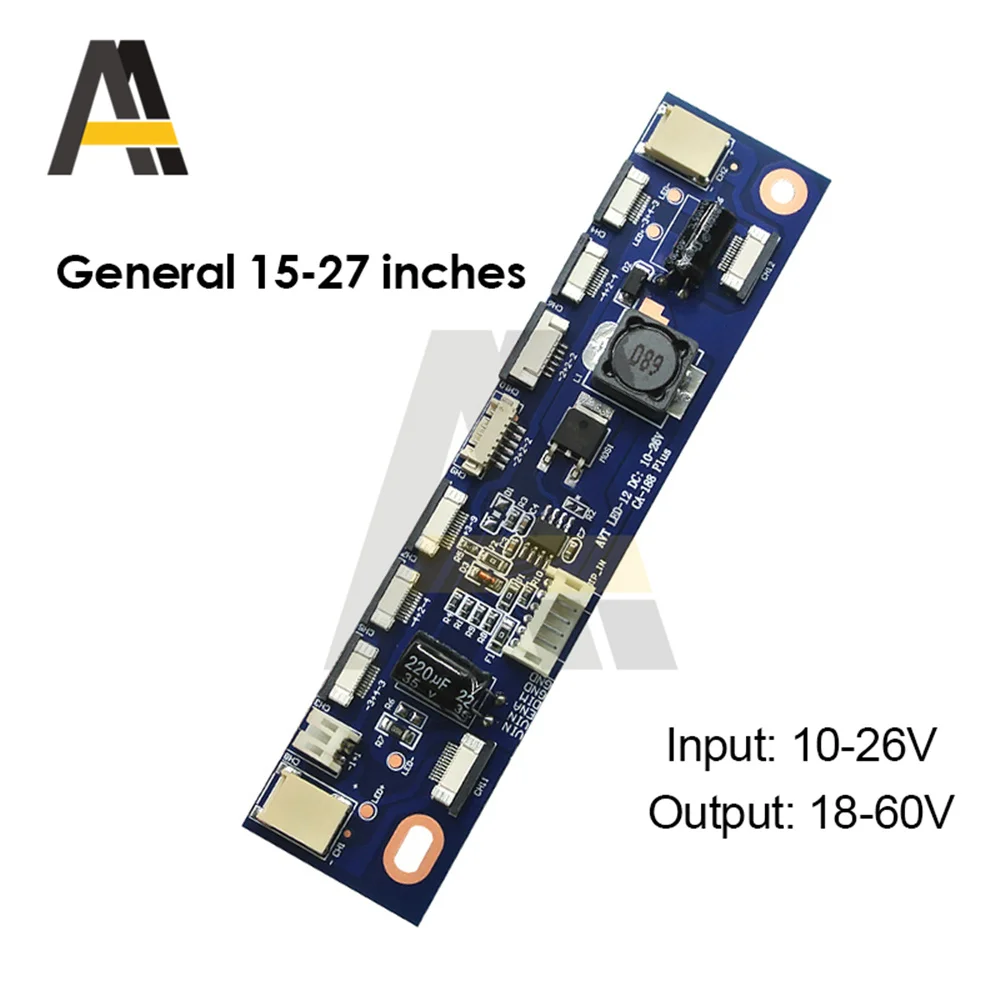 Inversor multifunction da placa atual constante do diodo emissor de luz de CA-188 15-27 polegadas para a saída da luz de fundo 18-60v placa de motorista 12 conectores