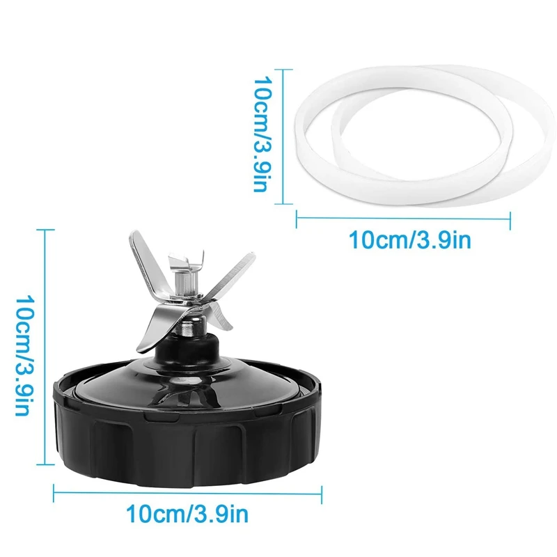 7 Fin Estrattore Lama di Ricambio di Ricambio per Spremiagrumi per Nutri Ninja Auto IQ BL482 BL642 BL642 BL2013 (3 Pz/set)