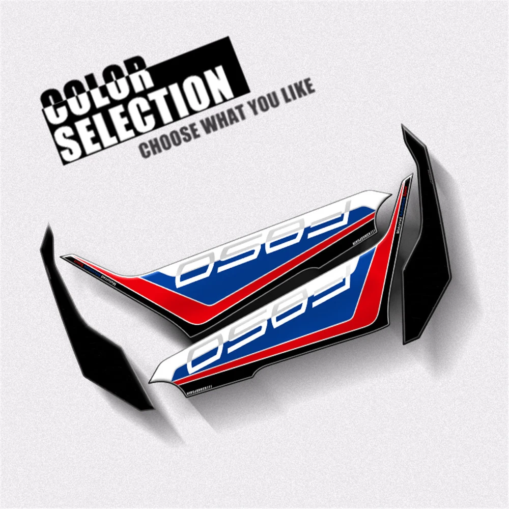 Motorcycle 3D Gel Front Fairing Sticker fuel tank side Knee Section Paint Protector stickers For BMW F850GS 2018-2020 f850 gs