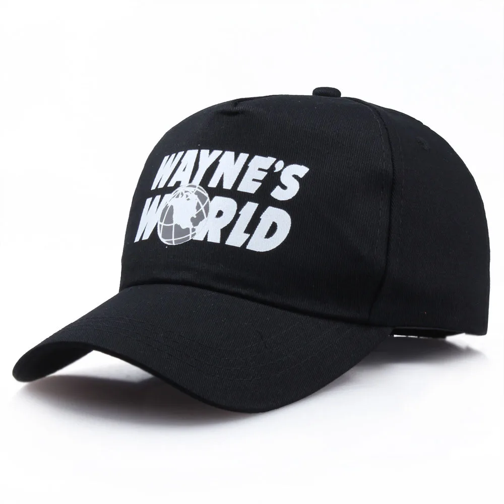 Wayne’s World Mesh Hat Brand Snapback Cotton Baseball Cap For Men Women Hip Hop Bone Dad Trucker Hat Casquette Homme