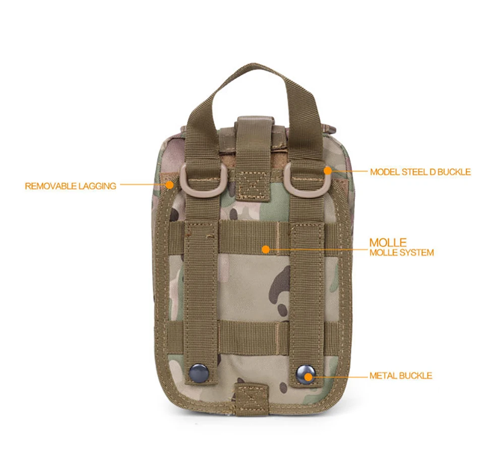 Outdoor sports should Mountaineering rock climbing Lifesaving bag Tactical medical Wild survival emergency kit