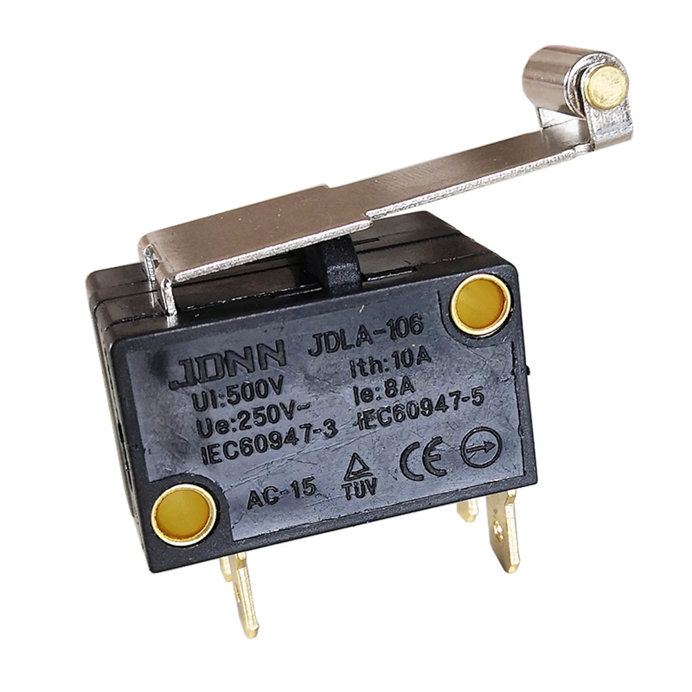 JDNN JDLA-106 Long Roller Limit Switches Dual Units Type Micro Electric Control Switches for Mechanical Equipment 250V 8A