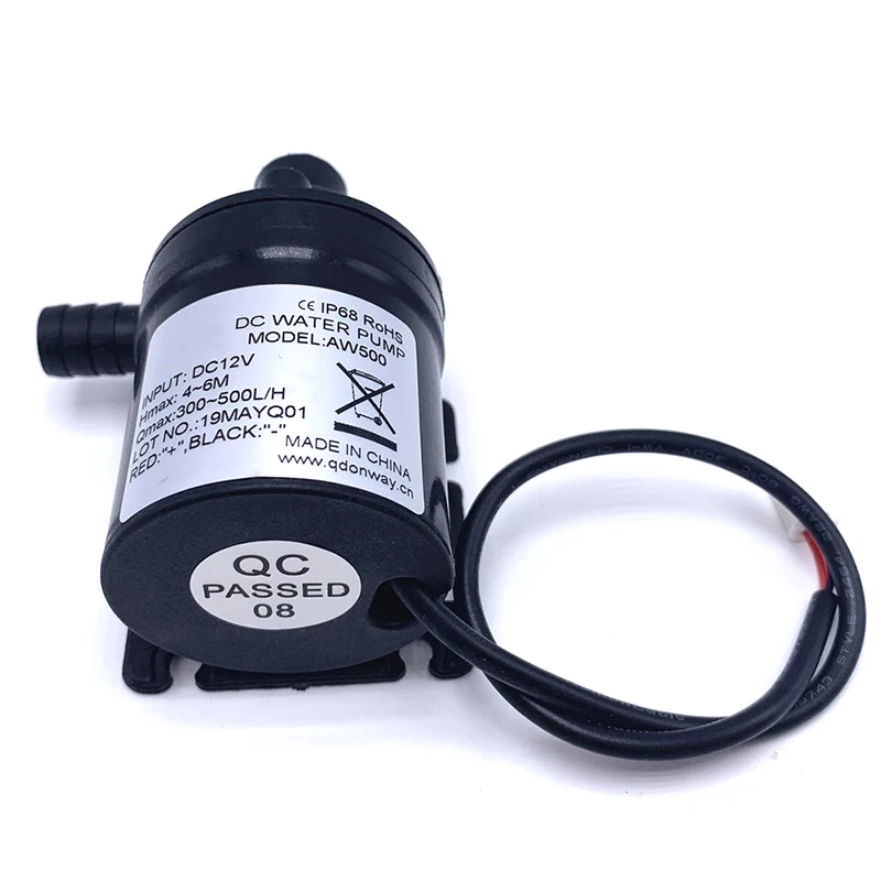 12V 24V 800L/H 5m Jet Pump Booster Aquarium Pool Brushless Water Circulation Pump Motor Water Submersible Watering Washing Pump