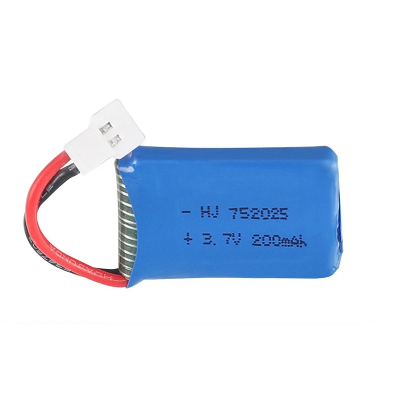 Lipoバッテリー3.7v 200mah,syma x4 x11 x13 rc用ドローン,クワッドコプター部品用5 in1充電器752025