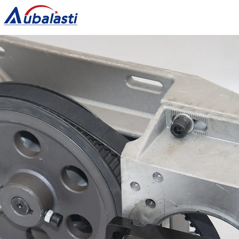 Aubalasti صندوق تروس مائل 1.5 متر رف متزامن عجلة حزام Nema34 المحرك لملحقات آلة الحفر باستخدام الحاسب الآلي