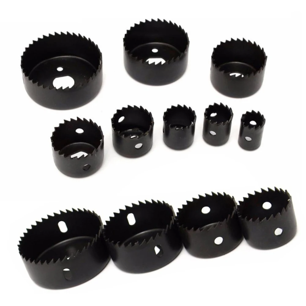 5/8/13 cái Bộ Lỗ Cưa Cắt Bộ Bộ Dụng Cụ Khoan Gỗ Cắt Kim Loại 19-127mm Mandrels Cưa Core Khoan Gỗ