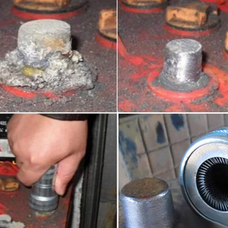 Strumento universale per la pulizia della mano della spazzola di corrosione della spazzola della batteria del filo del Kit di pulizia del terminale della batteria dell'automobile universale