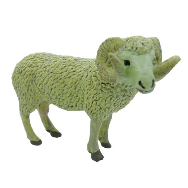 Ram Simulation Model Of Dolls Plastic Animal Desktop Furnishing Articles Farm Animal Model Children's Little Gift 2021