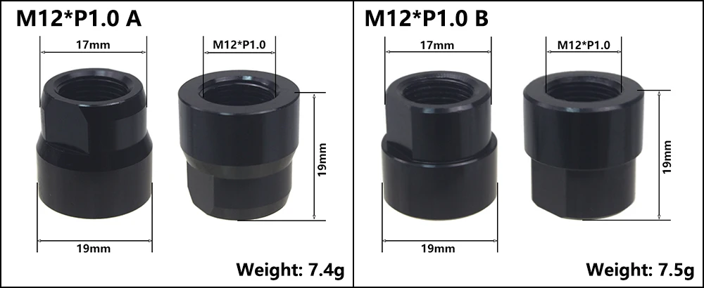 HEPPE MTB Rennrad Steckachse Mutter M12 M14 M15 Gewinde Achsmuttern Fahrradnabenrohr Welle Spießkappe für P1.0/1.25/1.5/1.75mm Thru Alxe – Detail 2