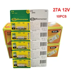 New 10PCS 27A 12V Dry Alkaline Battery A27 G27A 27MN MS27 GP27A L828 V27GA ALK27A For Doorbell,Walkman,Car Alarm,Remote control