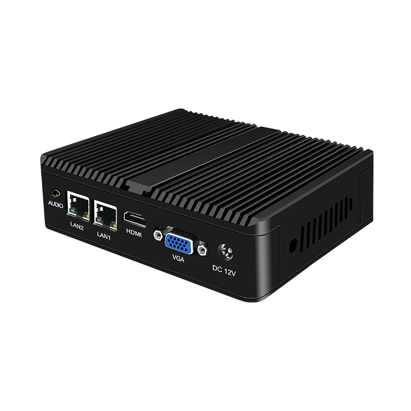 BKHD безвентиляторный мини-компьютер G30--27-2L-2C VGA HDMI USB 2,0 3,0 Dual LAN RS232 аудио Celeron N2810 N2840 N2930 J1900 Pfsense