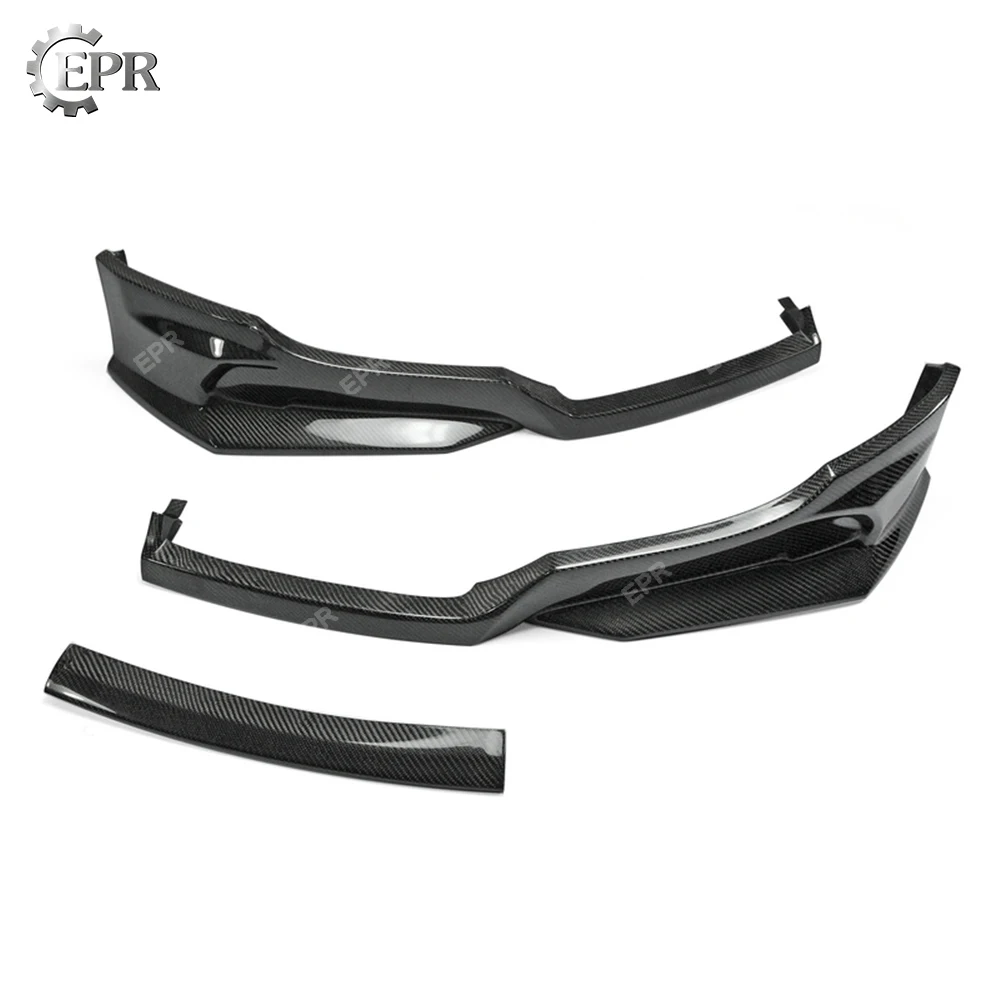 Carbon Front Lip For Hyundai Veloster Carbon Fiber F35 Style Front Lip 3Pcs(Non Turbo Only) Tuning Trim Accessories For Veloster