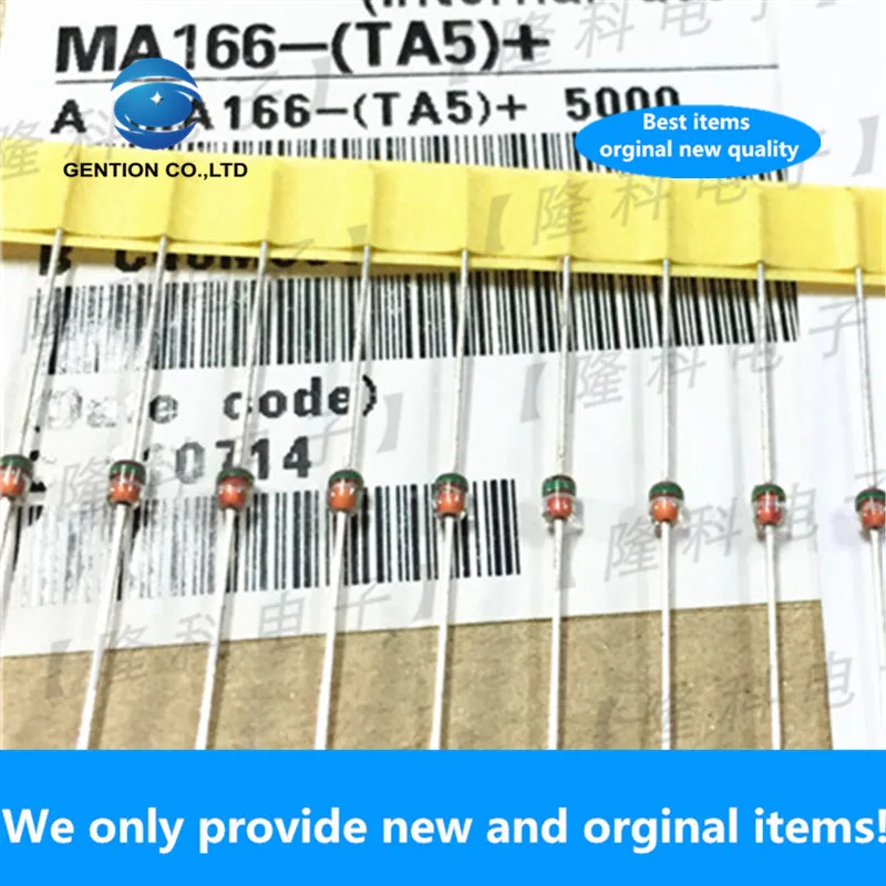 20PCS 100% New original MA166-(TA5) Ultra High Speed Switching Diode 2.2ns DO-34 MA166