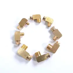 Machine tool lubrication Brass oil Pipe Fitting 4 6 8mm OD Tube Compression Ferrule Tube Compression Fitting Connector adapter