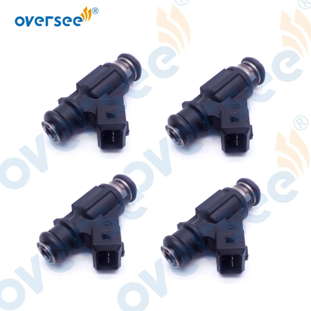 

4pcs/set 877826 892123002 25335288 Jet Ski Fuel Injector for Mercury Mariner Outboard Motor 60HP and UP 4 Stroke