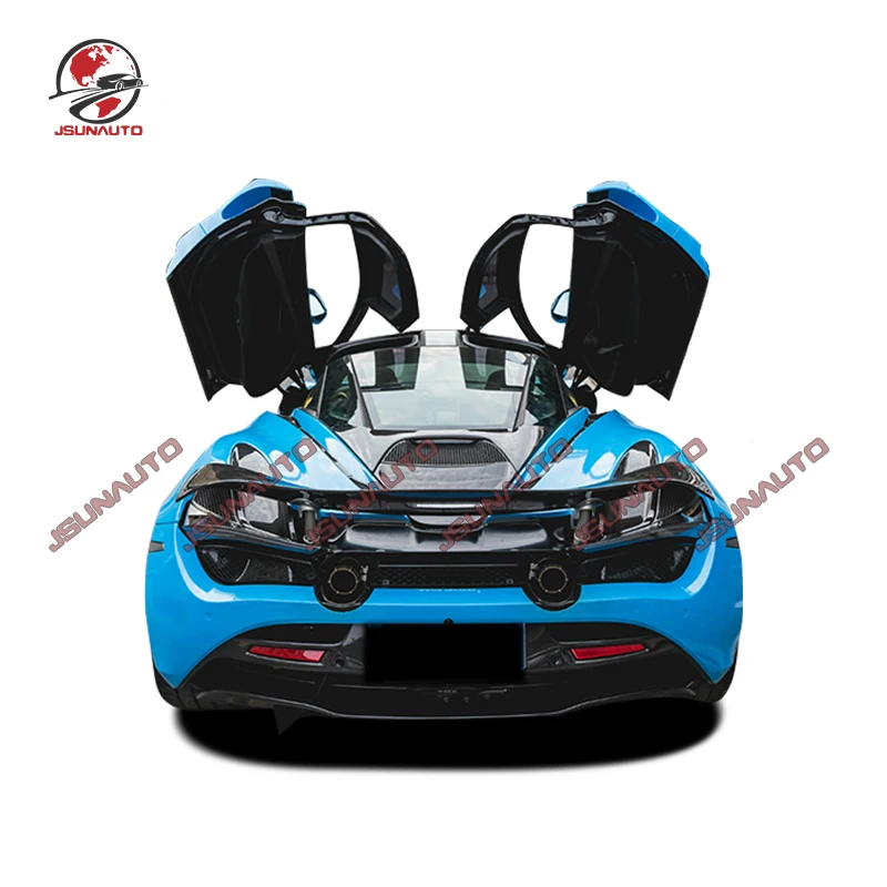 For McLaren 720S 2017-2021 OEM Style Carbon Fiber Rear Diffuser Upper Rear Bumper Lip Auto Carbon Body Kit Accessories