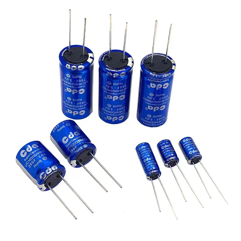 10pcs/lot China Taiwan CDA LIC series 3.8V 10F-750F Cylindrical Lithium Ion Capacitor super farad capacitor free shipping