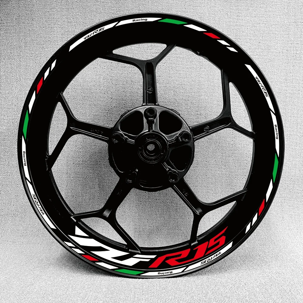 New high quality Motorcycle Wheel Sticker stripe Reflective Rim For Yamaha R1 R6 R15 R125 R7 TRACER