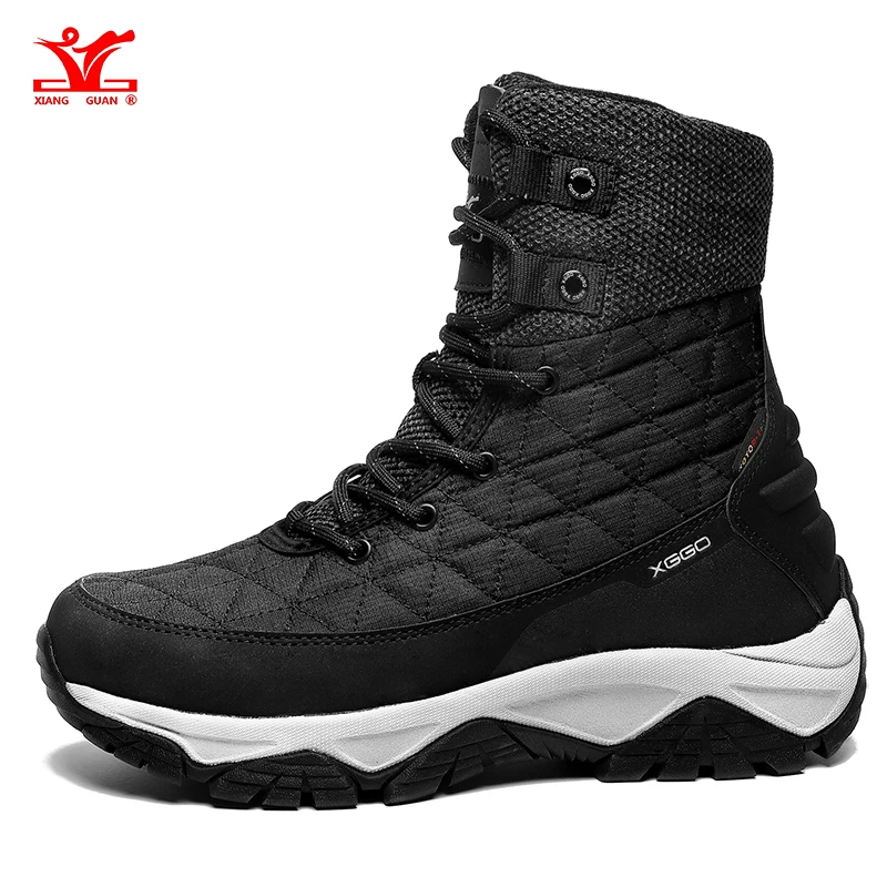 XIANG GUAN Hiking Shoes Women Waterproof Snow Climbing Mountain Tactical Boots Woman Outdoor Sports Camping Hunting Trekking Gym