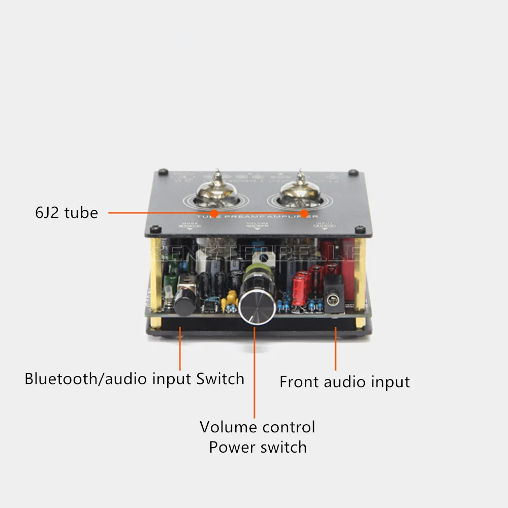 مكبر صوت أنبوب عالي الطاقة HiFi Mini TDA7377 2.0 ، مكبر صوت سطح المكتب ، سماعة رأس بلوتوث