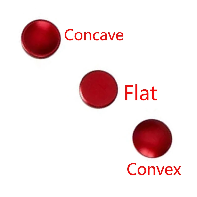 Tapparelle pulsante di scatto della fotocamera nero rosso argento piatto convesso concavo per Canon Nikon Leica per Rolleiflex iqblad Fuji