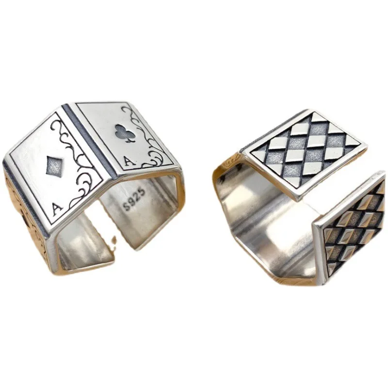 anel-de-prata-esterlina-s925-presente-personalidade-criativo-geometrico-criativo-masculino-espatula-poker-a-thai-anel-de-prata