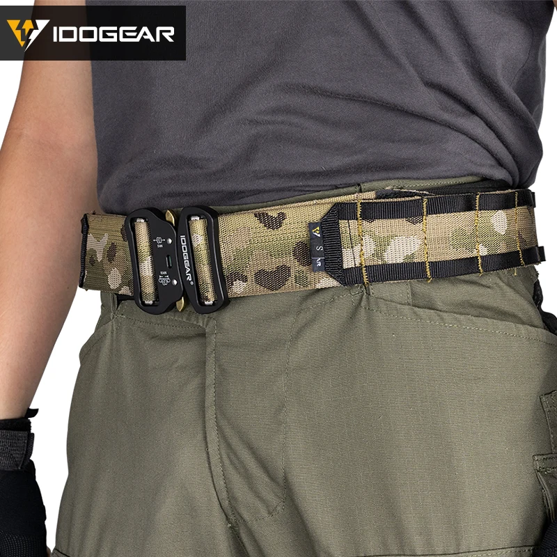 IDOGEAR 戦術ベルト 2インチ MOLLE 対応 メンズ 耐久性