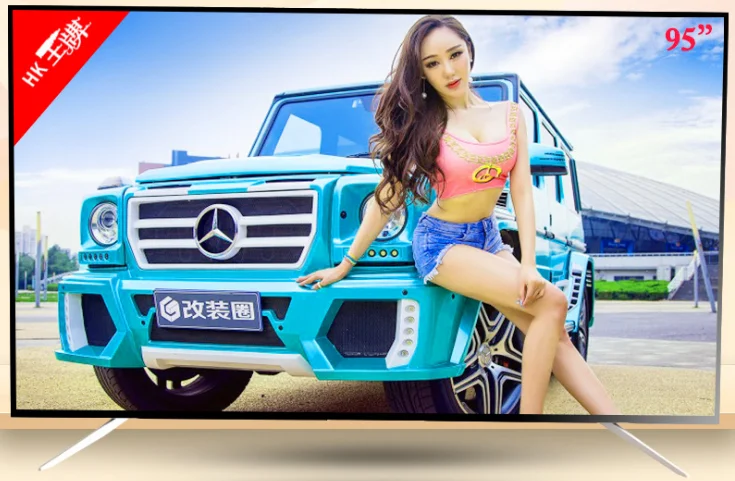 95 inch TV French German Spanish English Portuguese Russian language TV Android 7.1 RAM 1.5G ROM 8G LED t2 TV television