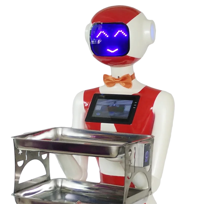 Restaurant bar smart robot,use for hotel , exhibition to delivery food ,act as a waiter robot