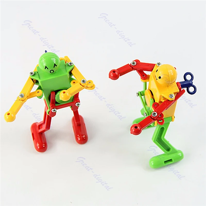 Wacky Dance Robot Wind Up Toy para crianças, brinquedos clássicos, Clockwork Puzzle para crianças, meninos Fidget, presente, 3 pcs