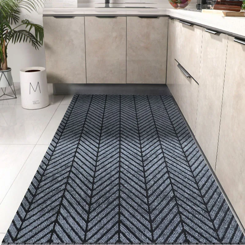 Anti Slip Kitchen Carpet for Floor Large Long Stripe Hallway Mat Thin Doormat  Bath Rugs Living Room Rugs Kitchen Mat Can Be Cut