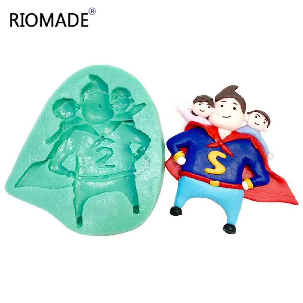 Father\'s Day Silicone Mold DIY Baking Mousse Biscuits Parent  Birthday Insert The Cards Mould Fondant Cake Decorating Tools