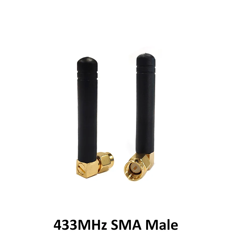 433MHz Antenna 2-3dbi SMA Male Connector folding 433 IOT antena waterproof directional antenne+21cm RP-SMA/u.FL Pigtail Cable