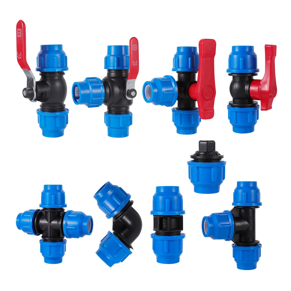 Produktbild von Sourcing Map 5er-Pack PVC Reduzierkupplungen – 50 Mm Auf 20 Mm, Grau, UV-beständig, Für Bewässerung, Entwässerung & Abwasser